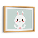 Conejito blanco feliz | Cuadro decorativo de Canvas Lab