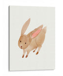 Conejito café de acuarela | Cuadro decorativo de Canvas Lab