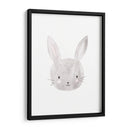Conejito gris de acuarela | Cuadro decorativo de Canvas Lab