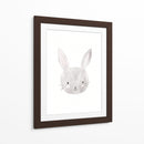 Conejito gris de acuarela | Cuadro decorativo de Canvas Lab