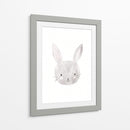 Conejito gris de acuarela | Cuadro decorativo de Canvas Lab