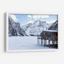 Cottage nevado | Cuadro decorativo de Canvas Lab