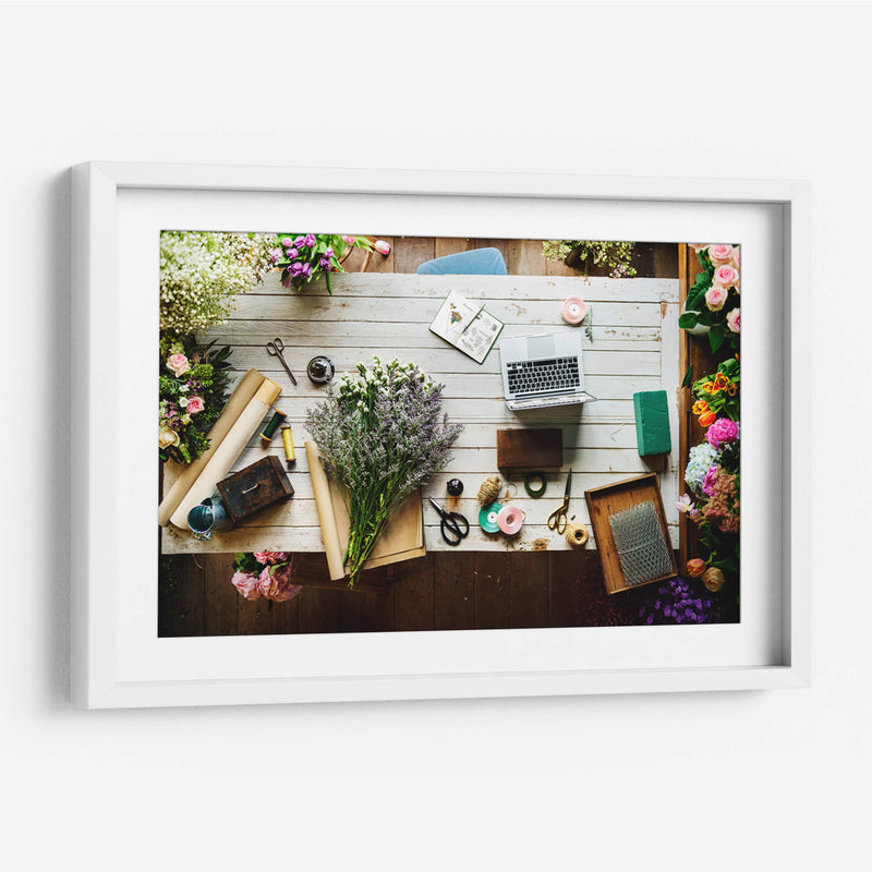 Creando bouquets | Cuadro decorativo de Canvas Lab