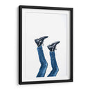 De cabeza con mezclilla | Cuadro decorativo de Canvas Lab