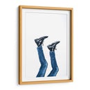 De cabeza con mezclilla | Cuadro decorativo de Canvas Lab