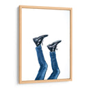 De cabeza con mezclilla | Cuadro decorativo de Canvas Lab