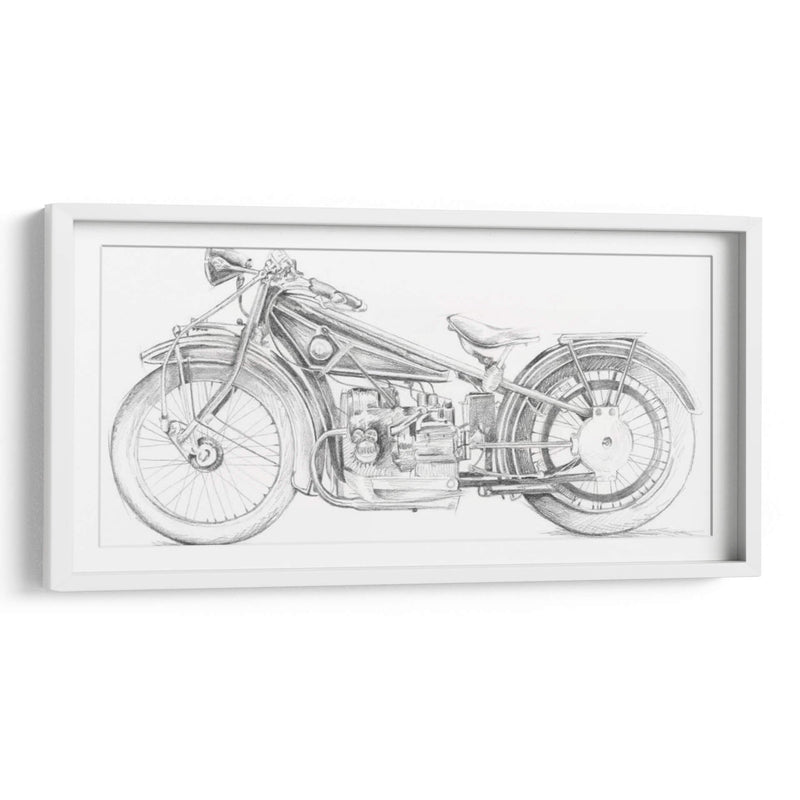 Boceto De La Motocicleta I - Megan Meagher | Cuadro decorativo de Canvas Lab