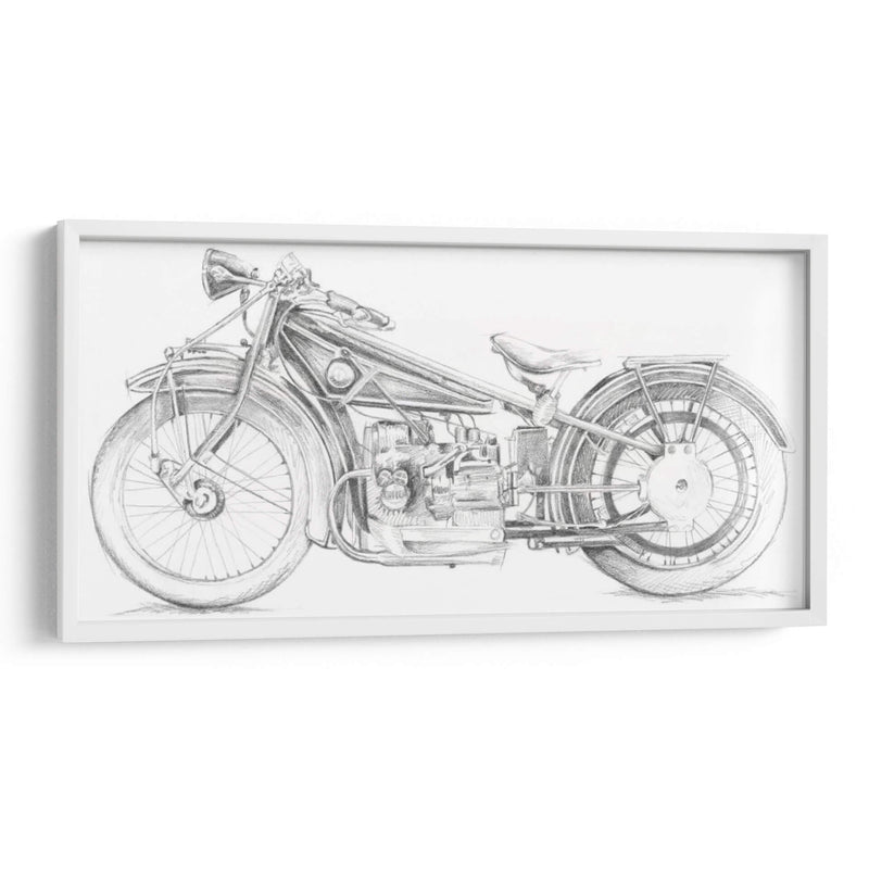 Boceto De La Motocicleta I - Megan Meagher | Cuadro decorativo de Canvas Lab