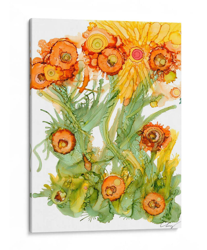 Sunlit Amapolas III - Cheryl Baynes | Cuadro decorativo de Canvas Lab