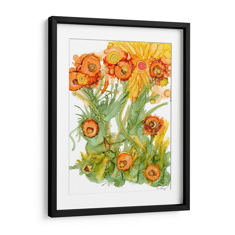 Sunlit Amapolas III - Cheryl Baynes | Cuadro decorativo de Canvas Lab