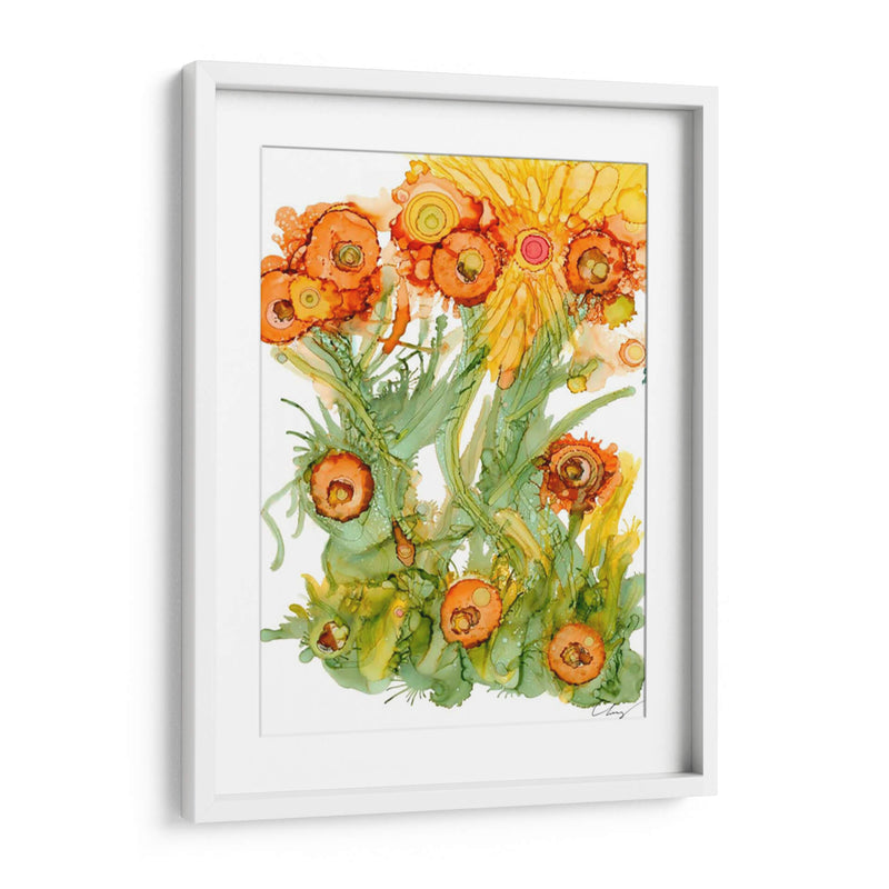 Sunlit Amapolas III - Cheryl Baynes | Cuadro decorativo de Canvas Lab