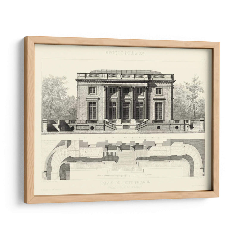 Palais Du Petit Trianon - E. Obermayer | Cuadro decorativo de Canvas Lab