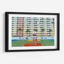 Dos amigos en la cancha colorida | Cuadro decorativo de Canvas Lab