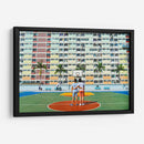 Dos amigos en la cancha colorida | Cuadro decorativo de Canvas Lab