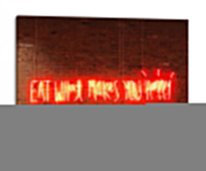 Eat what makes you happy | Cuadro decorativo de Canvas Lab
