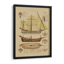 Plan De Envío Antiguo II - Vision Studio | Cuadro decorativo de Canvas Lab