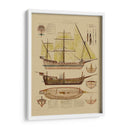 Plan De Envío Antiguo II - Vision Studio | Cuadro decorativo de Canvas Lab