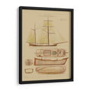 Plan De Envío Antiguo IV - Vision Studio | Cuadro decorativo de Canvas Lab