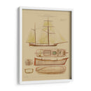 Plan De Envío Antiguo IV - Vision Studio | Cuadro decorativo de Canvas Lab