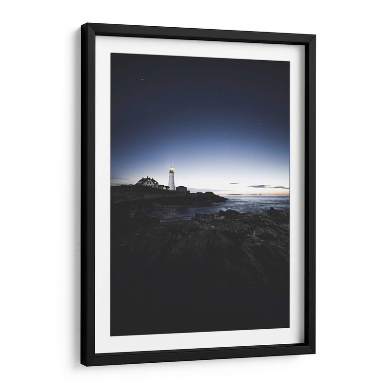 El anochecer del faro | Cuadro decorativo de Canvas Lab