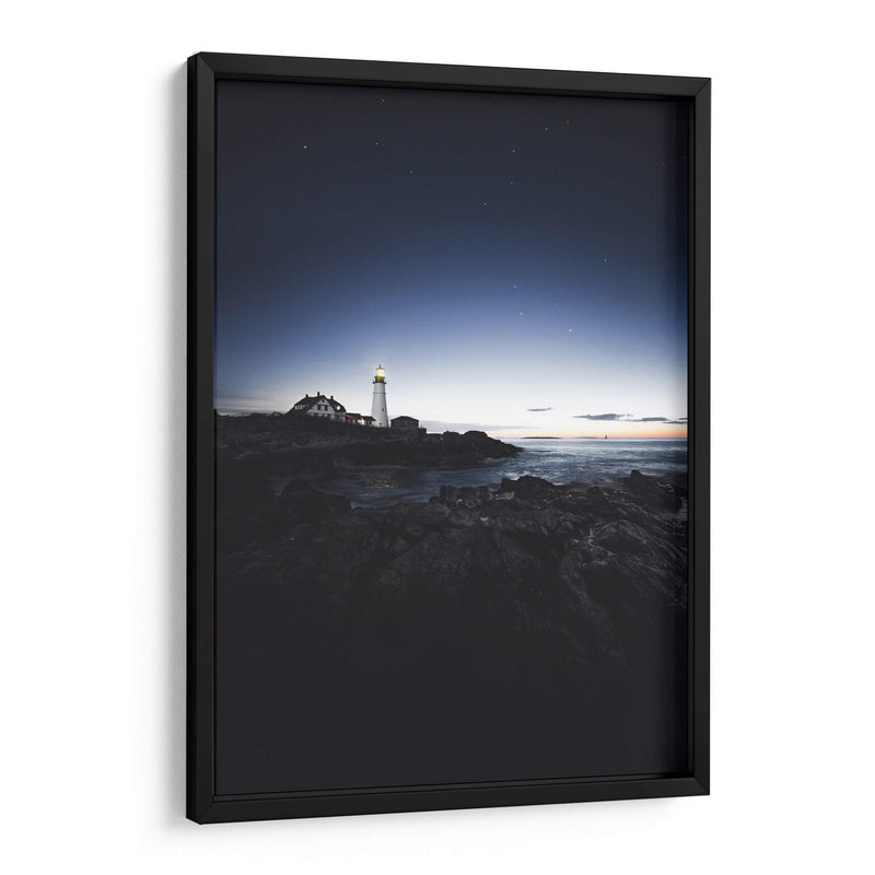El anochecer del faro | Cuadro decorativo de Canvas Lab