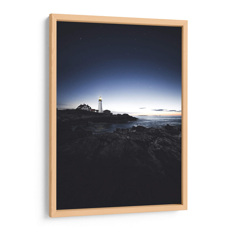 El anochecer del faro | Cuadro decorativo de Canvas Lab