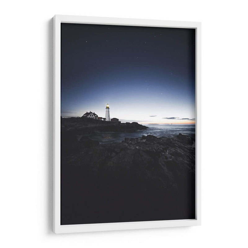 El anochecer del faro | Cuadro decorativo de Canvas Lab