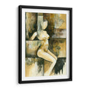 Desnudo Sentado Contemporánea I - Jennifer Goldberger | Cuadro decorativo de Canvas Lab