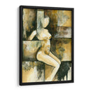 Desnudo Sentado Contemporánea I - Jennifer Goldberger | Cuadro decorativo de Canvas Lab