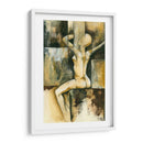 Contemporánea Desnudo Sentado II - Jennifer Goldberger | Cuadro decorativo de Canvas Lab