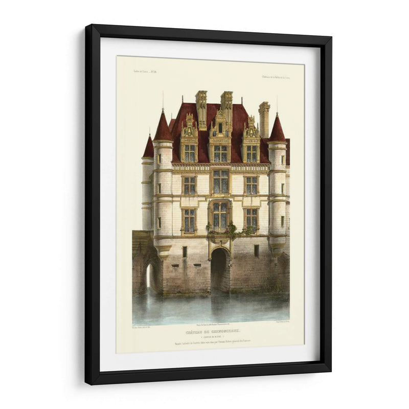 Chateaux Francés En Brick I - Victor Petit | Cuadro decorativo de Canvas Lab