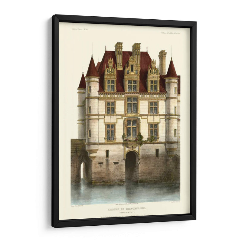 Chateaux Francés En Brick I - Victor Petit | Cuadro decorativo de Canvas Lab