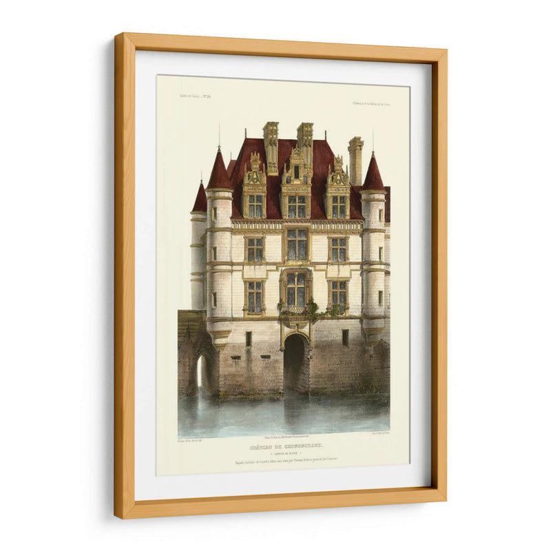 Chateaux Francés En Brick I - Victor Petit | Cuadro decorativo de Canvas Lab