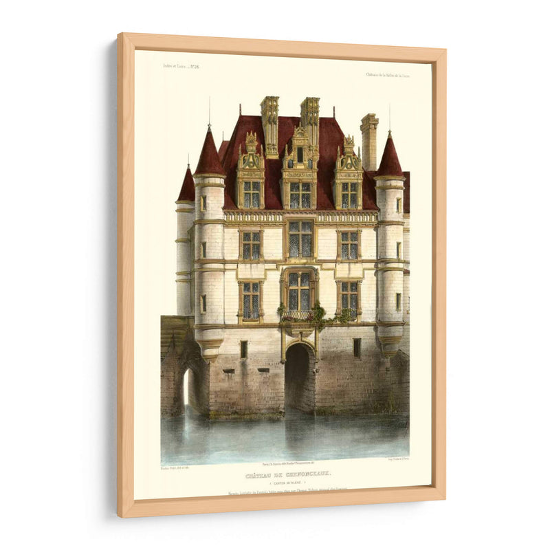 Chateaux Francés En Brick I - Victor Petit | Cuadro decorativo de Canvas Lab