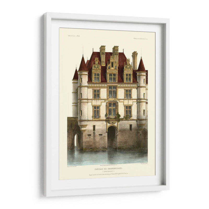 Chateaux Francés En Brick I - Victor Petit | Cuadro decorativo de Canvas Lab