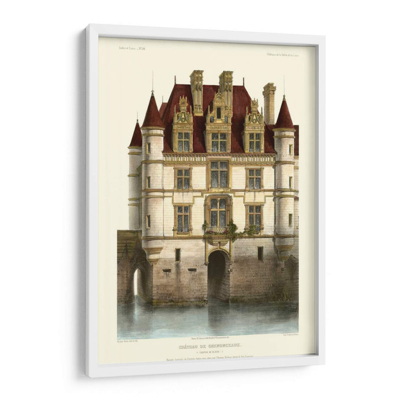 Chateaux Francés En Brick I - Victor Petit | Cuadro decorativo de Canvas Lab