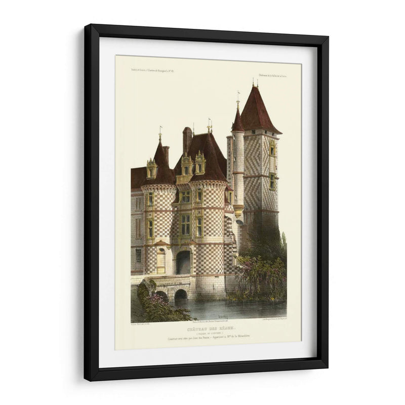 Chateaux Francés En Brick II - Victor Petit | Cuadro decorativo de Canvas Lab