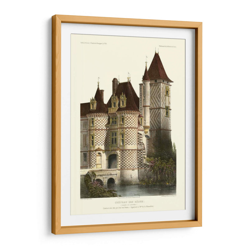 Chateaux Francés En Brick II - Victor Petit | Cuadro decorativo de Canvas Lab