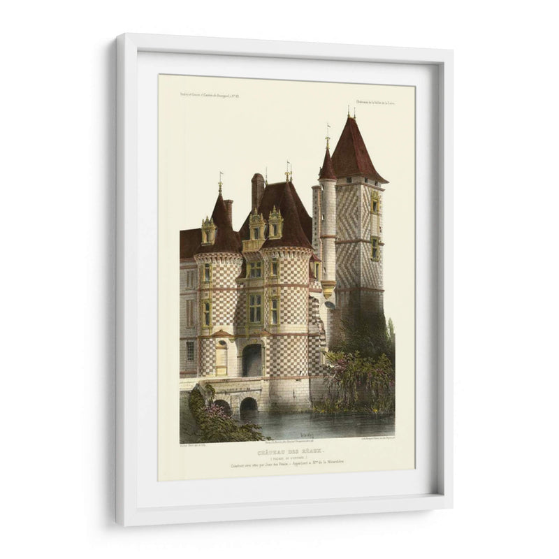 Chateaux Francés En Brick II - Victor Petit | Cuadro decorativo de Canvas Lab