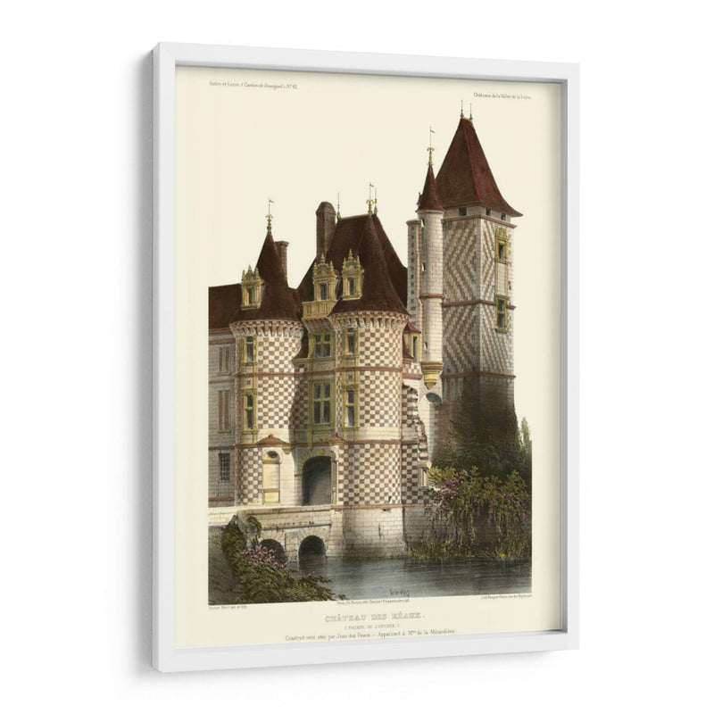 Chateaux Francés En Brick II - Victor Petit | Cuadro decorativo de Canvas Lab