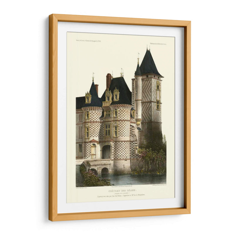 Chateaux Francés En Azul II - Victor Petit | Cuadro decorativo de Canvas Lab