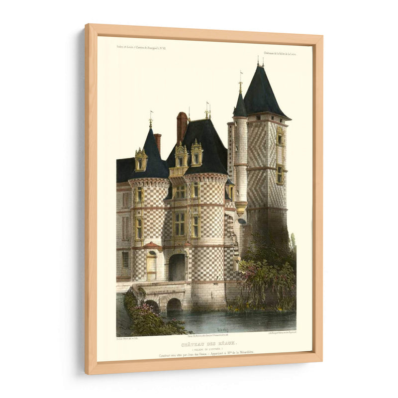 Chateaux Francés En Azul II - Victor Petit | Cuadro decorativo de Canvas Lab