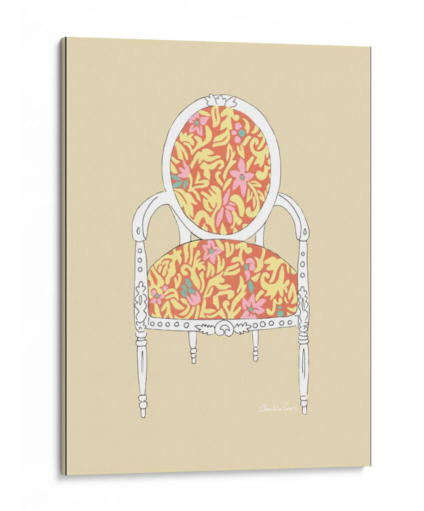 Silla Decorativa I - Chariklia Zarris | Cuadro decorativo de Canvas Lab