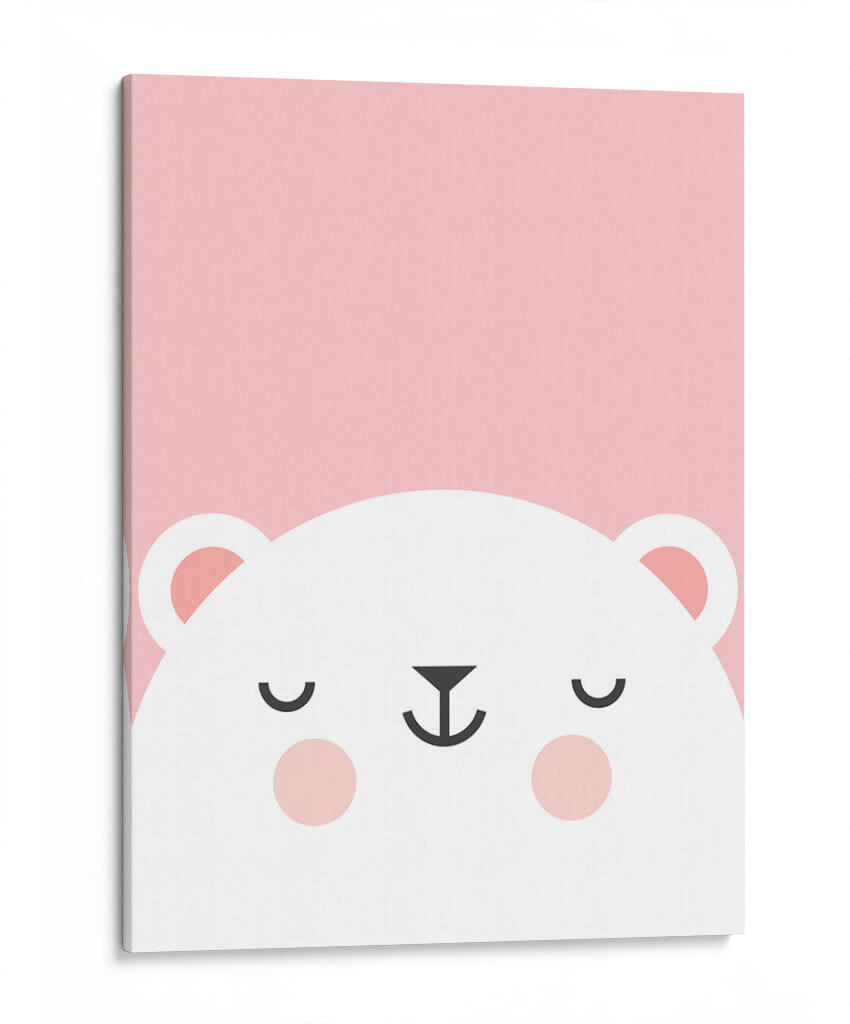 El osito blanco | Cuadro decorativo de Canvas Lab