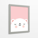 El osito blanco | Cuadro decorativo de Canvas Lab