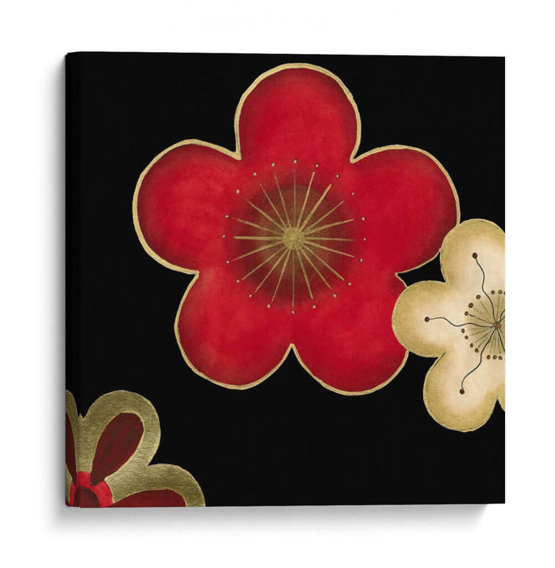 Pop Flores En Red II - June Erica Vess | Cuadro decorativo de Canvas Lab