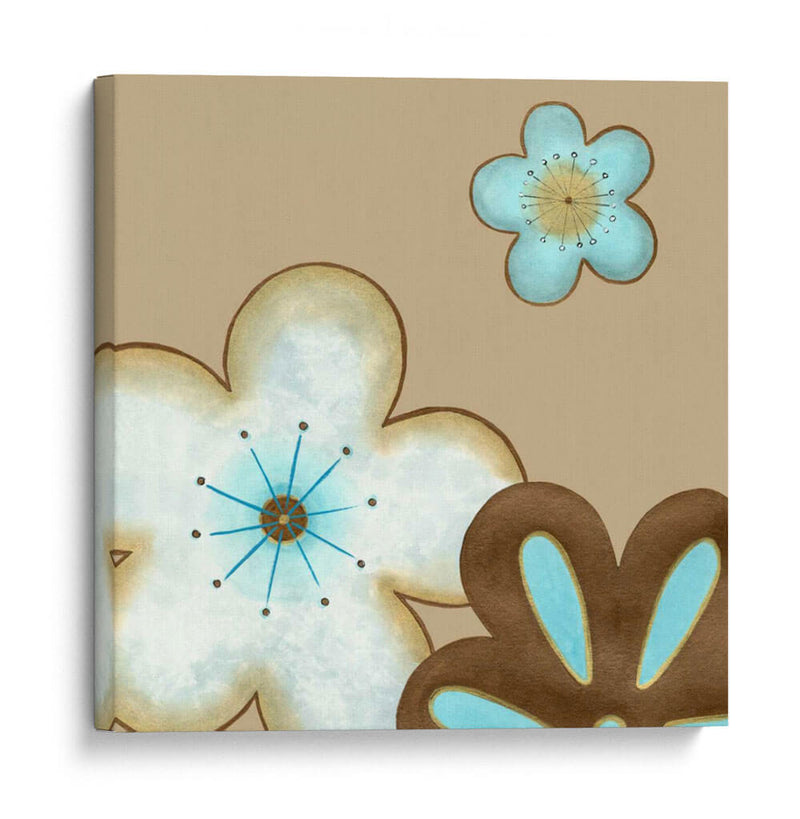 Pop Flores En Azul I - June Erica Vess | Cuadro decorativo de Canvas Lab