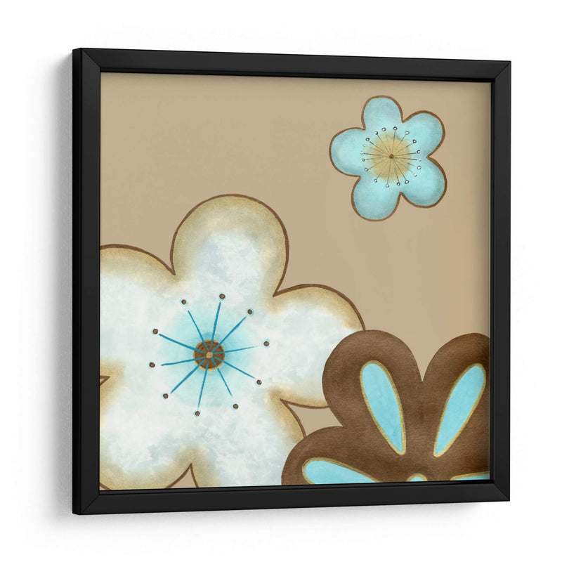 Pop Flores En Azul I - June Erica Vess | Cuadro decorativo de Canvas Lab