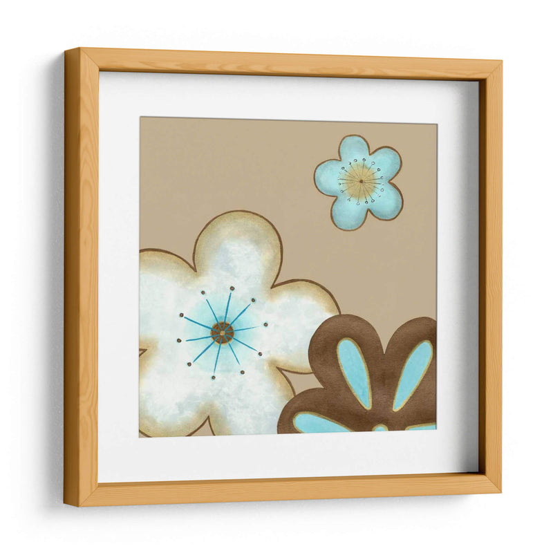 Pop Flores En Azul I - June Erica Vess | Cuadro decorativo de Canvas Lab