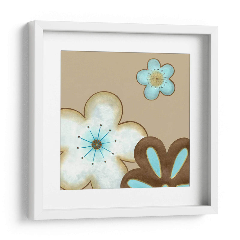 Pop Flores En Azul I - June Erica Vess | Cuadro decorativo de Canvas Lab